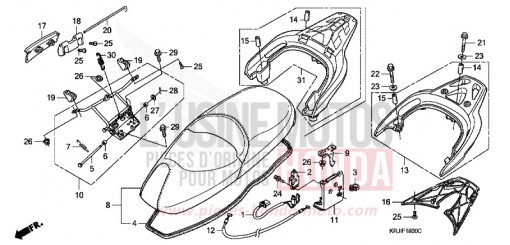 SEAT/REAR CARRIER FES1255 de 2005